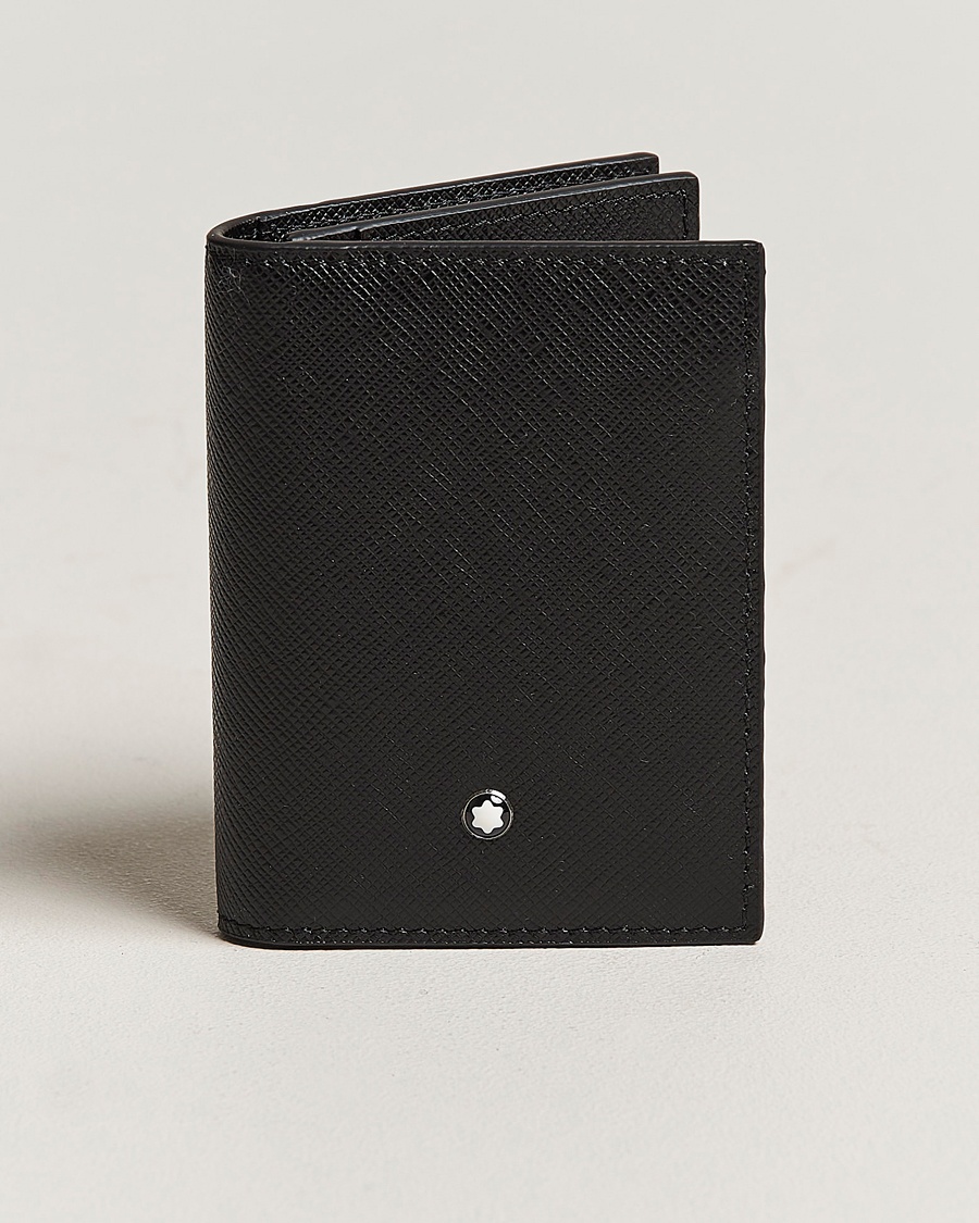 Montblanc Sartorial Card Holder 4cc Black – Svart