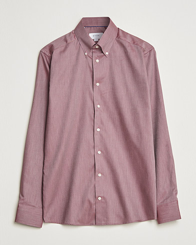 Herre | Casualskjorter | Eton | Wrinkle Free Button Down Oxford Shirt Red 