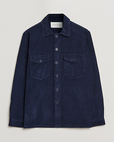 Herre | Skjorter | A Day's March | Carey Cord Overshirts Navy