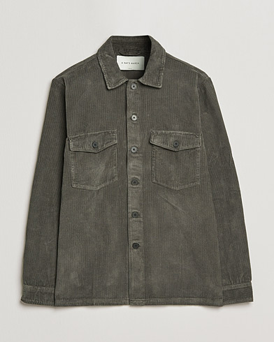 Herre |  | A Day's March | Carey Cord Overshirts Olive