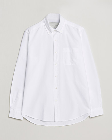 Herre | A Day's March | A Day's March | Moorgate Dyed Oxford Shirt White