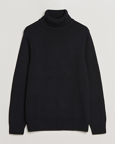 Herre |  | A Day's March | Forres Cotton/Cashmere Rollneck Black
