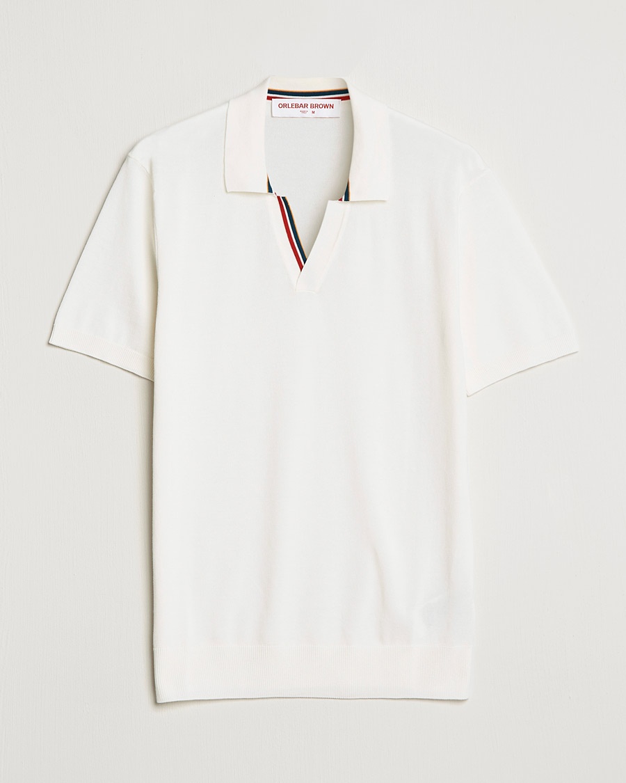 Herre | | Orlebar Brown | Horton OB Tipping Organic Cotton Polo Cloud