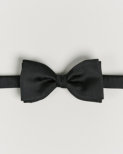 Herre | Ferdig knytte sløyfer | Stenströms | Pre-Tied Silk Bow Tie Black