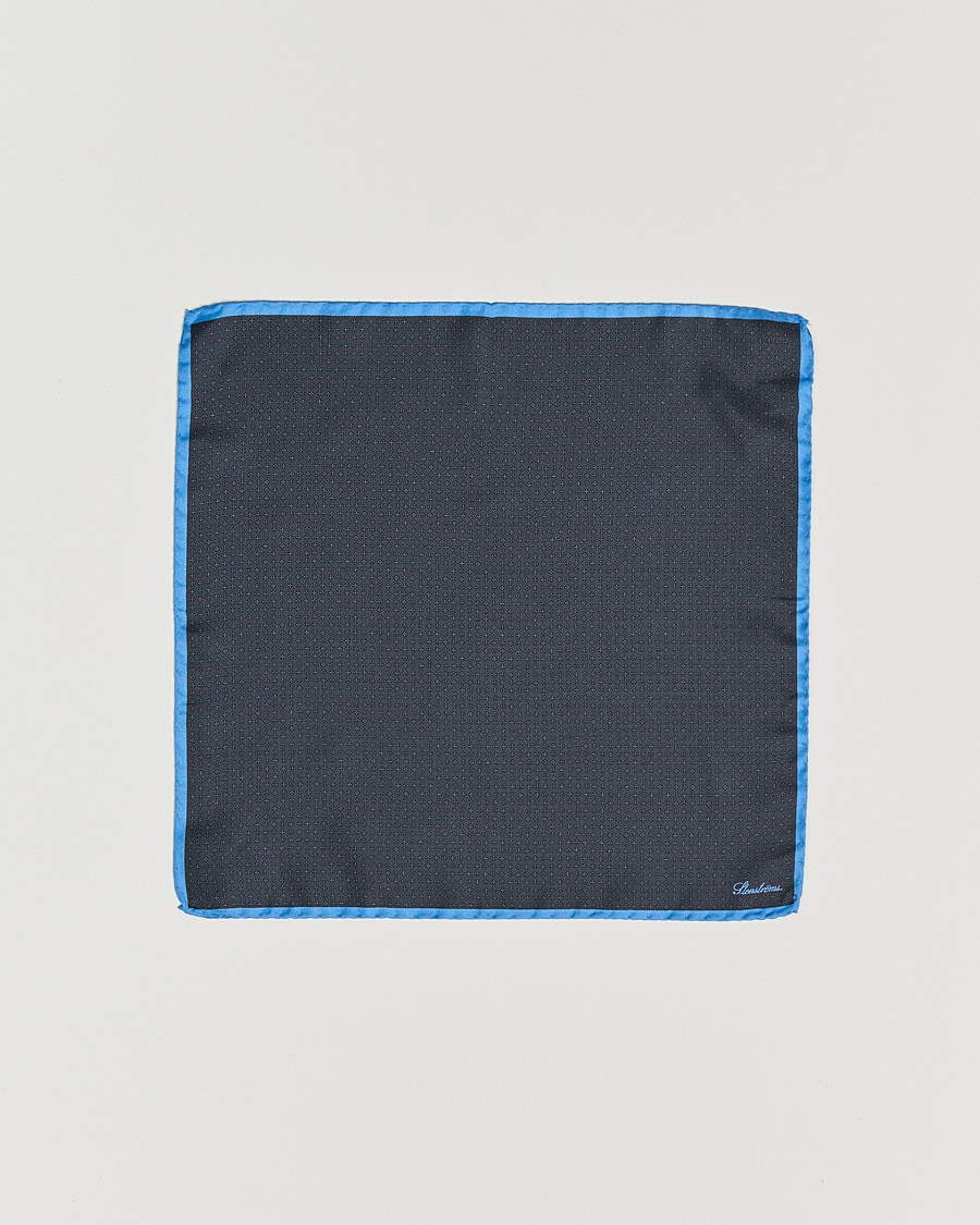 Herre | Lommetørklær | Stenströms | Silk Handkerchief Dark Grey