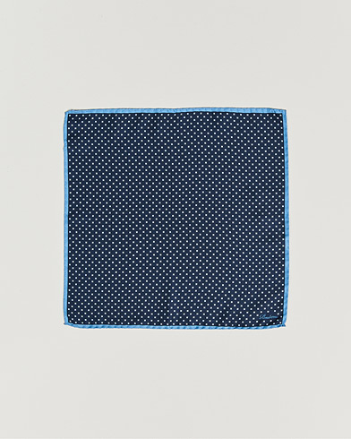 Herre | Lommetørklær | Stenströms | Silk Handkerchief Dark Blue