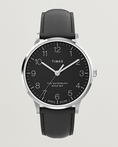 Herre | Skinnrem | Timex | Waterbury Classic 40mm Black Dial