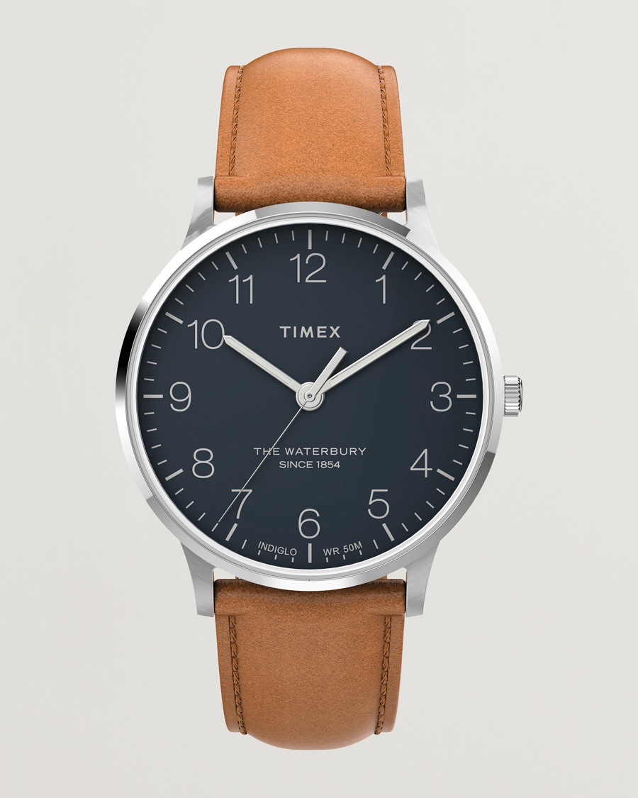 Herre | | Timex | Waterbury Classic 40mm Blue Dial