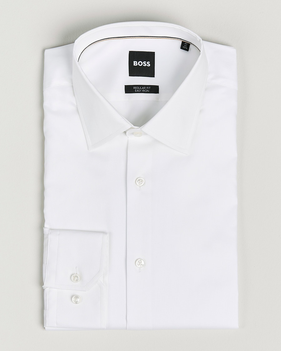 BOSS BLACK Joe Regular Fit Shirt White – Hvit