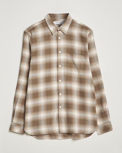 Herre | Flanellskjorter | Samsøe & Samsøe | Liam Organic Cotton Shirt Stone Gray