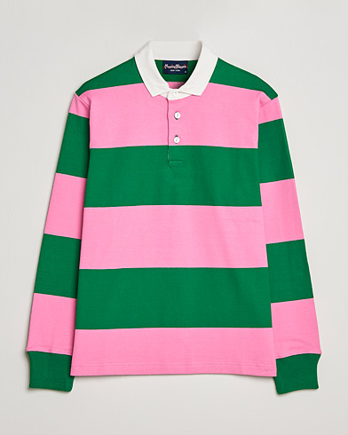 Herre |  | Rowing Blazers | Block Stripe Rugby Pink/Green