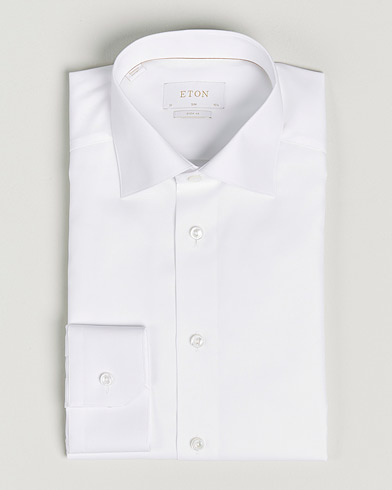 Herre | Formelle | Eton | Giza 45 Cotton Shirt White