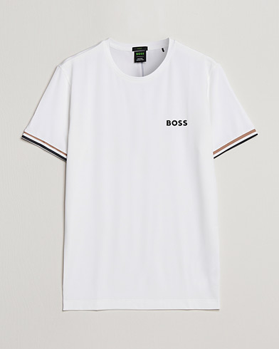 Herre | BOSS GREEN | BOSS GREEN | Performance MB Crew Neck T-Shirt White
