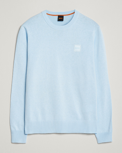 Herre | Nytt i butikken | BOSS Casual | Kanovano Knitted Sweater Open Blue