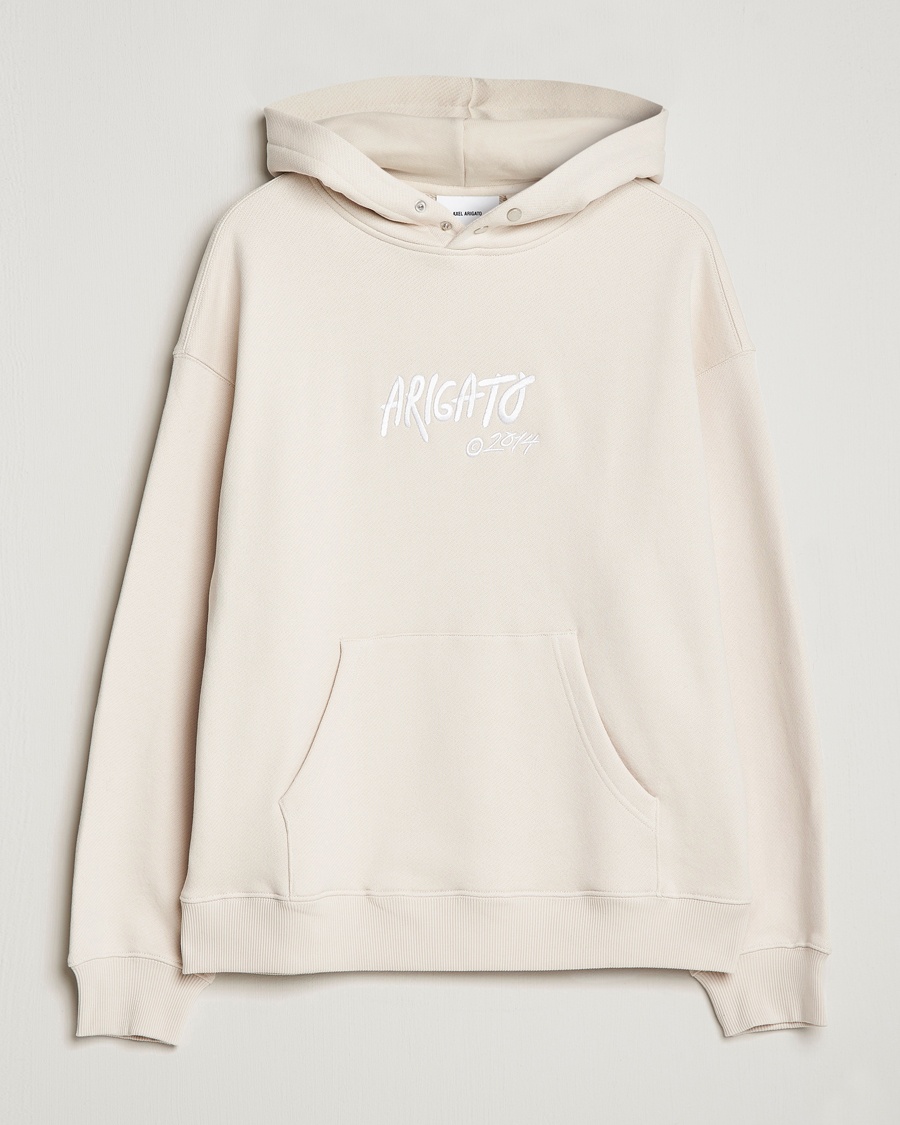 Herre | | Axel Arigato | Arigato Tag Hoodie Pale Beige