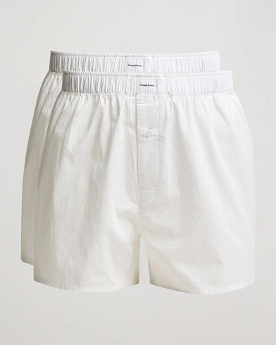Herre | Bread & Boxers | Bread & Boxers | 2-Pack Boxer Shorts White