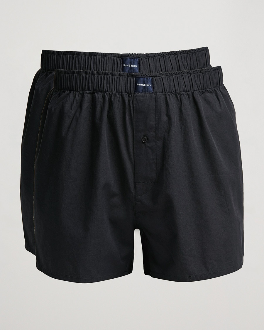Herre | Underbukser | Bread & Boxers | 2-Pack Boxer Shorts Dark Navy