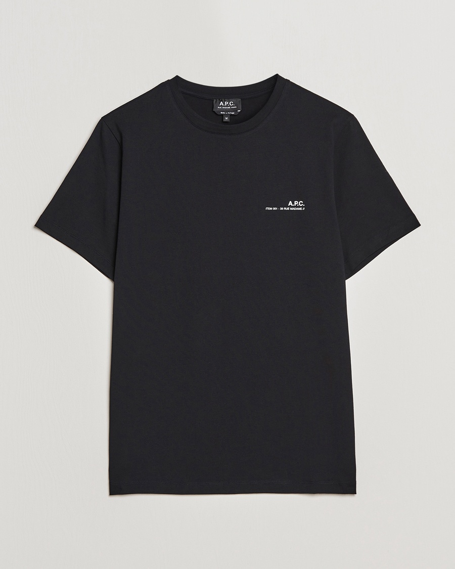 Herre | | A.P.C. | Item T-Shirt Black