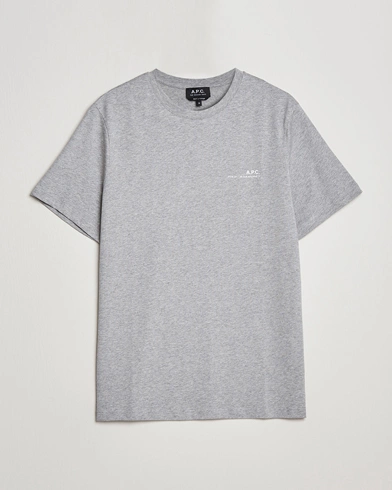 Herre | Kortermede t-shirts | A.P.C. | Item T-Shirt Heather Grey