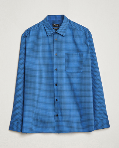 Herre |  | A.P.C. | Marlo Casual Shirt Blue Check