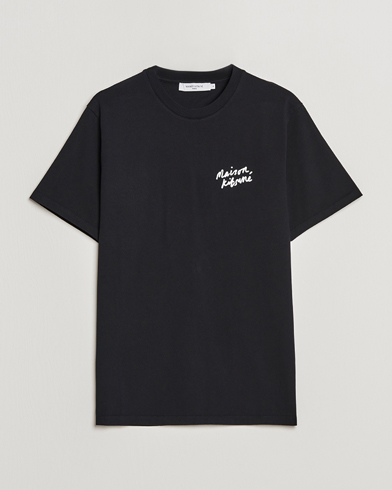 Herre | Kortermede t-shirts | Maison Kitsuné | Mini Handwriting T-Shirt Black