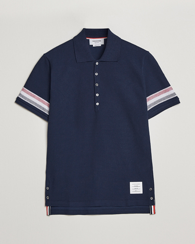 Herre | Thom Browne | Thom Browne | RWB Stripe Polo Shirt Navy