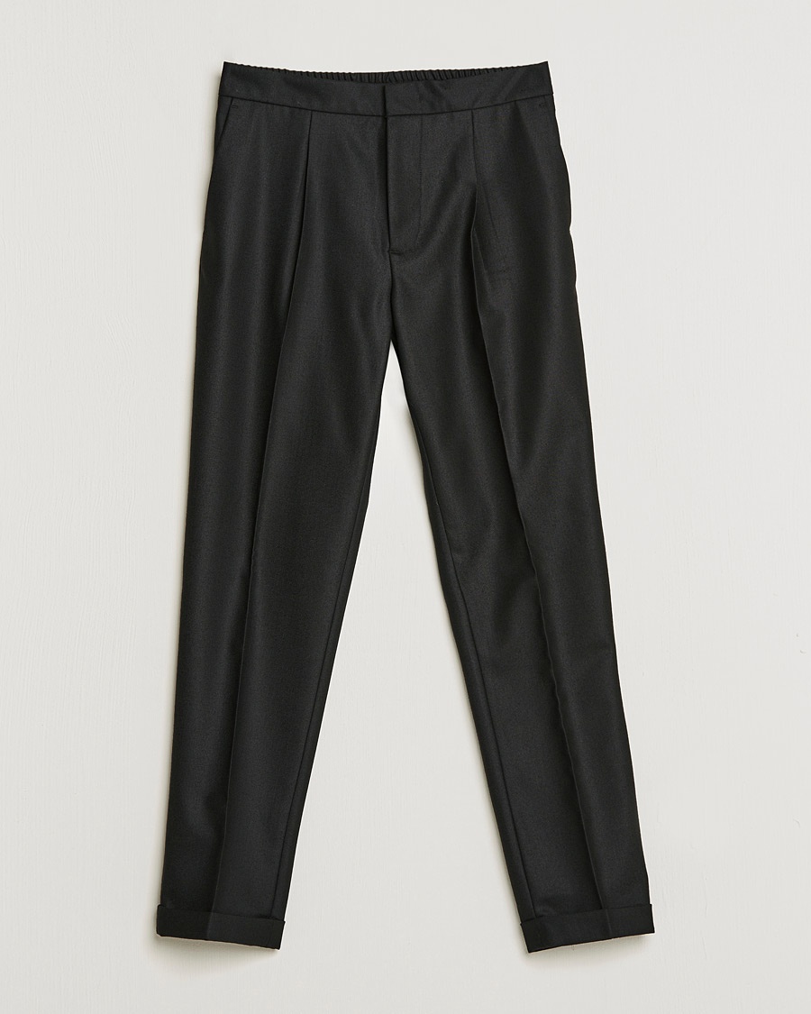 Herre | | J.Lindeberg | Sasha Wool Twill Pants Black