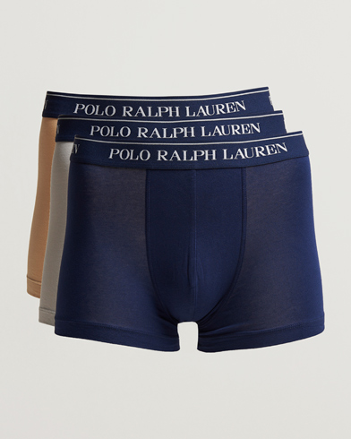 Herre | Briefs | Polo Ralph Lauren | 3-Pack Trunk Grey/Navy/Sand