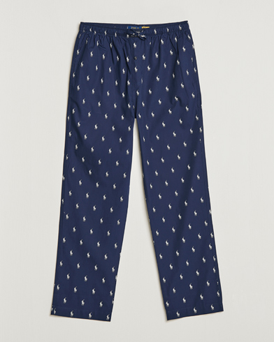 Herre | Pyjamaser og badekåper | Polo Ralph Lauren | Cotton Printed Pony Pyjama Pants Navy