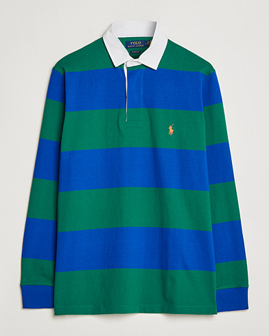 Herre | Rugbygensere | Polo Ralph Lauren | Jersey Striped Rugger Blue/Green