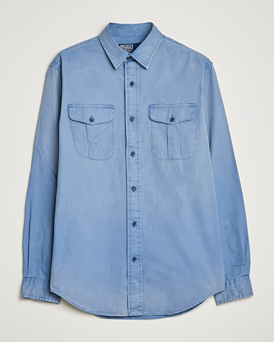 Herre | Polo Ralph Lauren | Polo Ralph Lauren | Classic Fit Twill Shirt Carson Blue