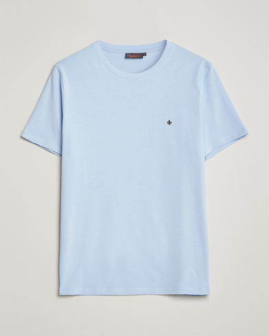 Herre | T-Shirts | Morris | James Crew Neck T-shirt Light Blue
