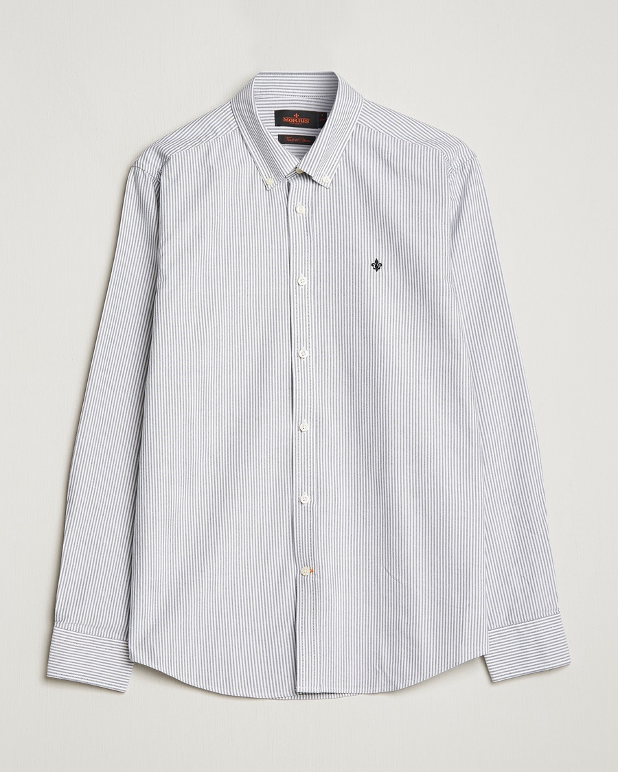 Morris Douglas Oxford Striped Shirt Blue – Blå