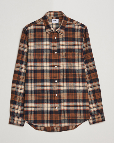 Herre | Business & Beyond | NN07 | Arne Brushed Cotton Checked Shirt Multi