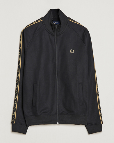 Herre | Zip-gensere | Fred Perry | Taped Track Jacket Black