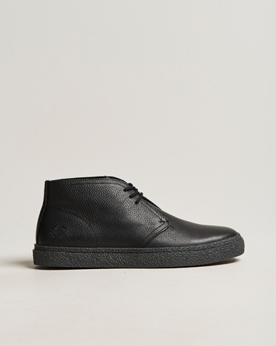 Herre | Svarte støvler | Fred Perry | Hawley Leather Boot Black