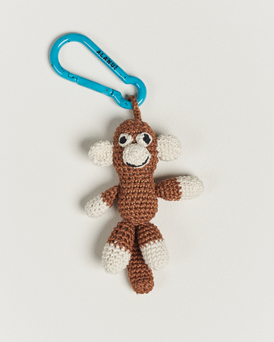 Herre | Italian Department | Alanui | Handmade Monkey Crochet Key Holder Brown