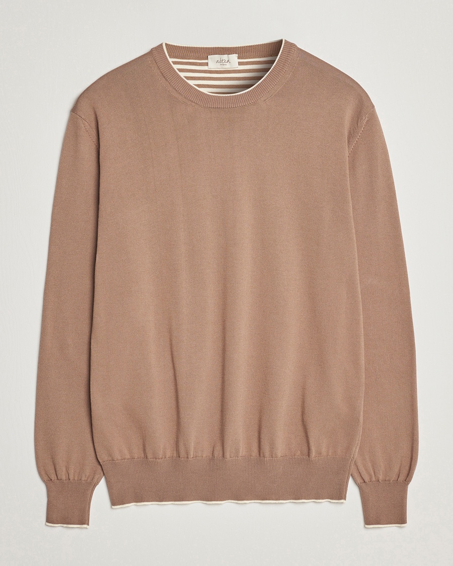 Herre | | Altea | Soft Cotton Pullover Beige