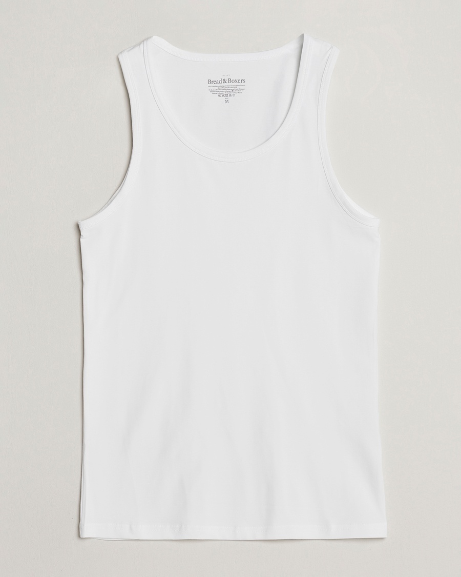 Bread & Boxers 2-Pack Tank Top White – Hvit