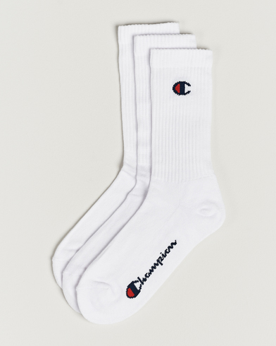 Herre | Vanlige sokker | Champion | 3-Pack Crew Socks White