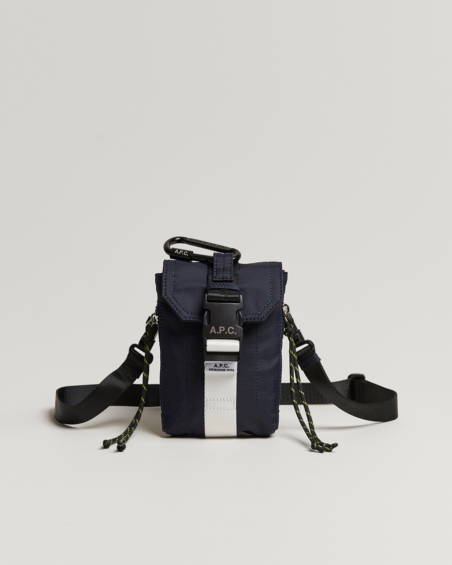 Herre | Assesoarer | A.P.C. | Trek Crossbody Pouch Dark Navy