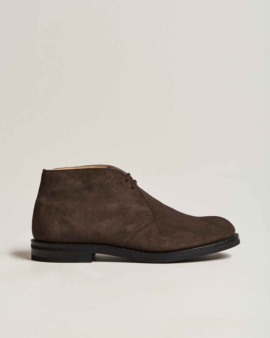  Ryder Desert Boots Dark Brown Suede