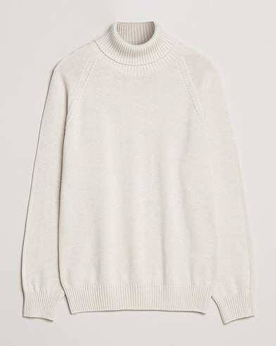 Herre | Pologensere | Oscar Jacobson | Connery Cotton Rollneck Off White