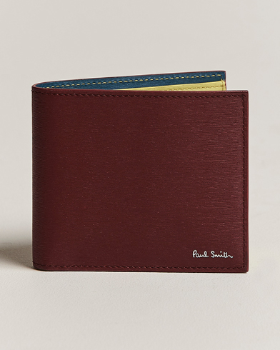 Herre | Vanlige lommebøker | Paul Smith | Color Leather Wallet Wine Red