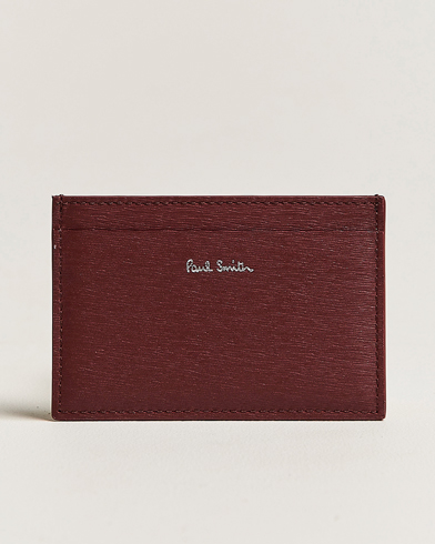 Herre | Paul Smith | Paul Smith | Color Leather Cardholder Wine Red