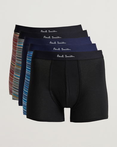 Herre | Briefs | Paul Smith | Long 5-Pack Trunk Navy