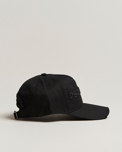 Herre | Caps | Dsquared2 | Lettering Logo Baseball Cap Black/Black