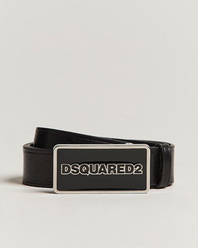 Herre | Belter | Dsquared2 | Logo Plated Belt Black