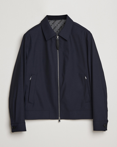 Herre | Dressede jakker | BOSS BLACK | Hanry Wing Jacket Dark Blue
