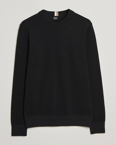 Herre |  | BOSS | Ecaio Knitted Sweater Black